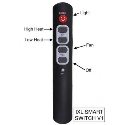 Remote control switch for deals light and fan